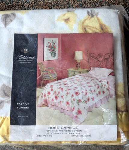 Vintage fieldcrest cotton rose - vintage,